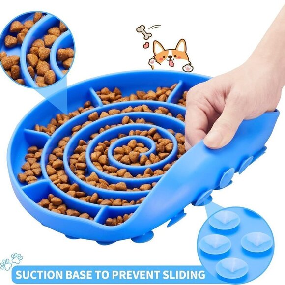 Soft Silicone Slow Feeder Pad with Suction Cups for dogs  NEW - Picture 1 of 6